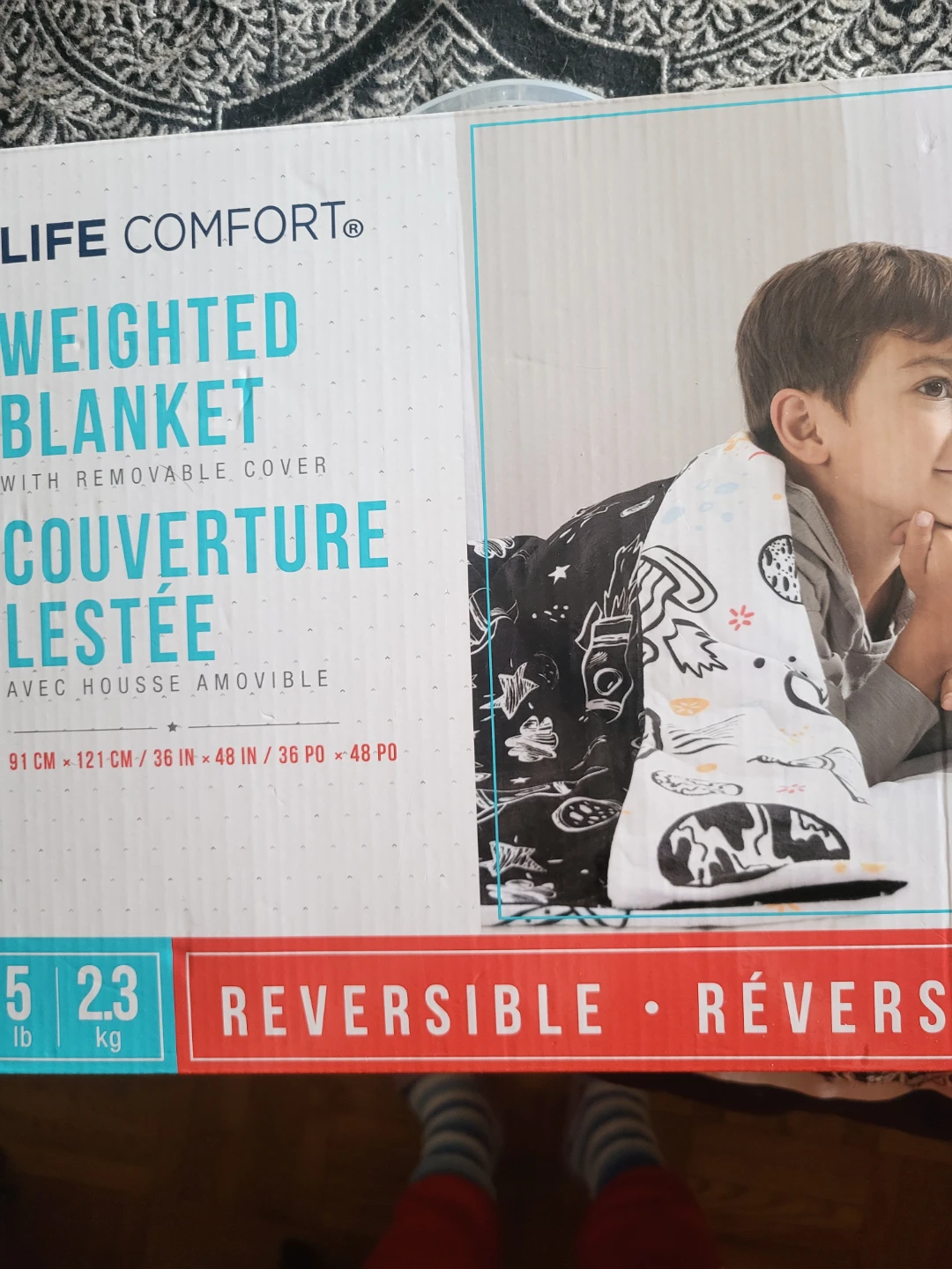 NEW Life Comfort Weighted blanket kids