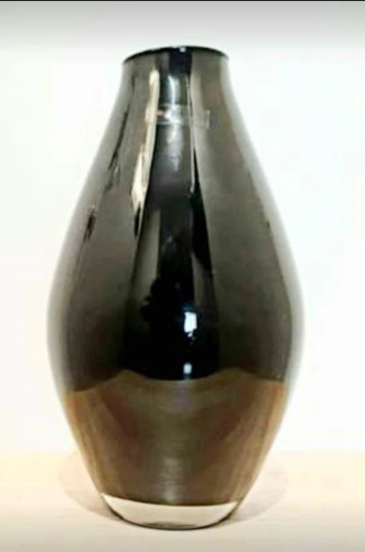 Vtg Polish Wrzesniak Handmade Glass Work Vase