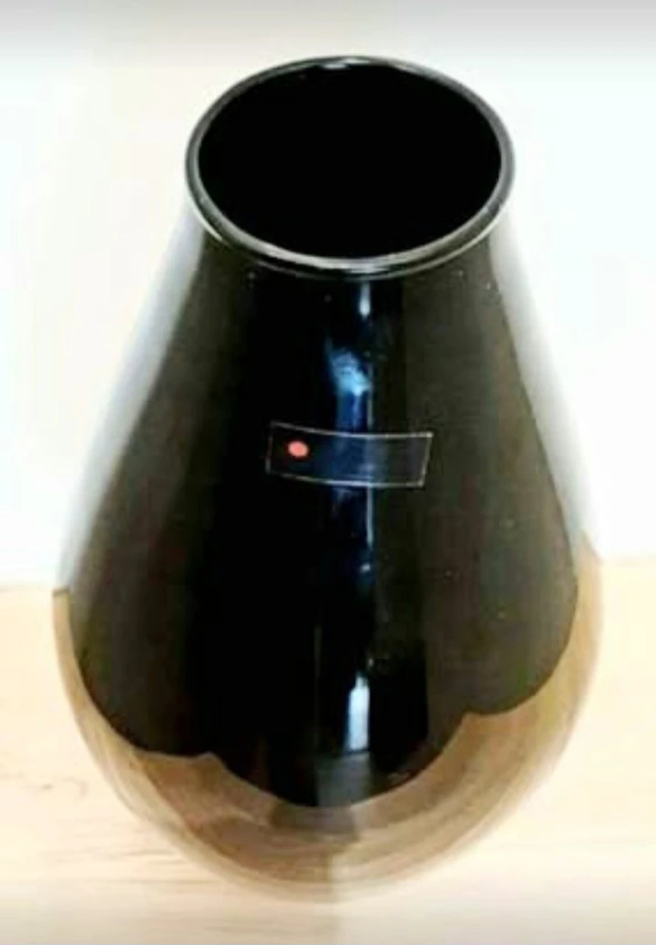 Vtg Polish Wrzesniak Handmade Glass Work Vase - photo 2