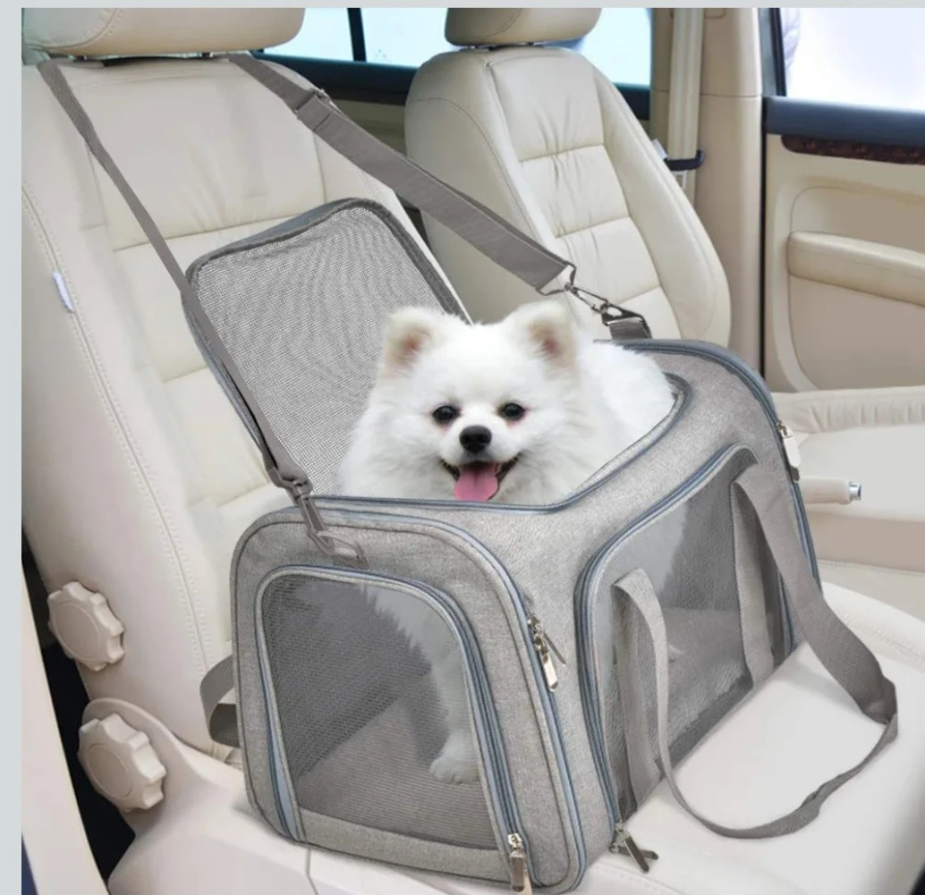 Comfortable Pet Carrier - Grey - photo 5
