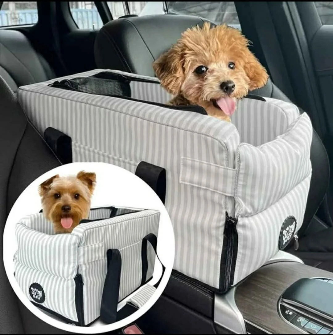 B-FLY Dog car Seats for Small Dogs - with Safety Straps is ...