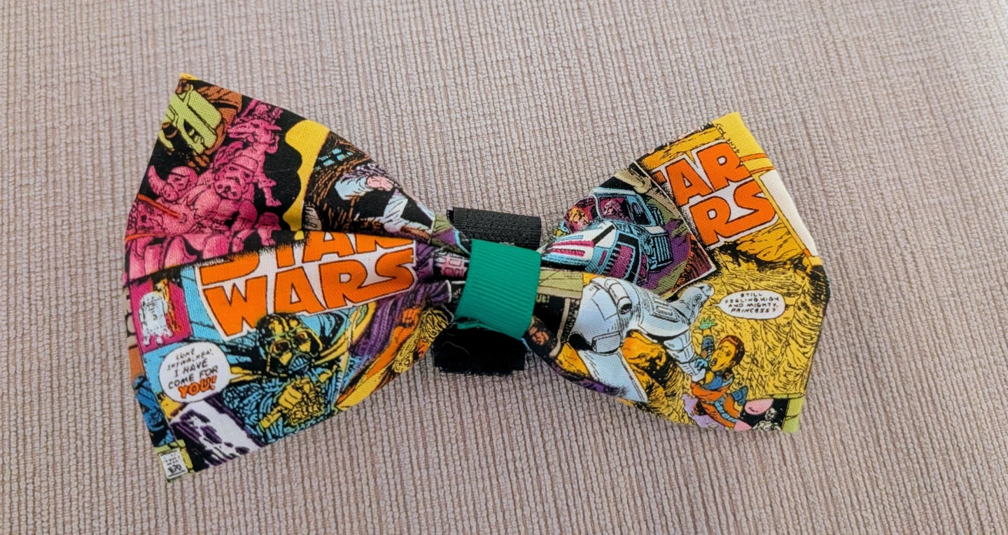 Brand New Star Wars Comic Dog Bow Tie