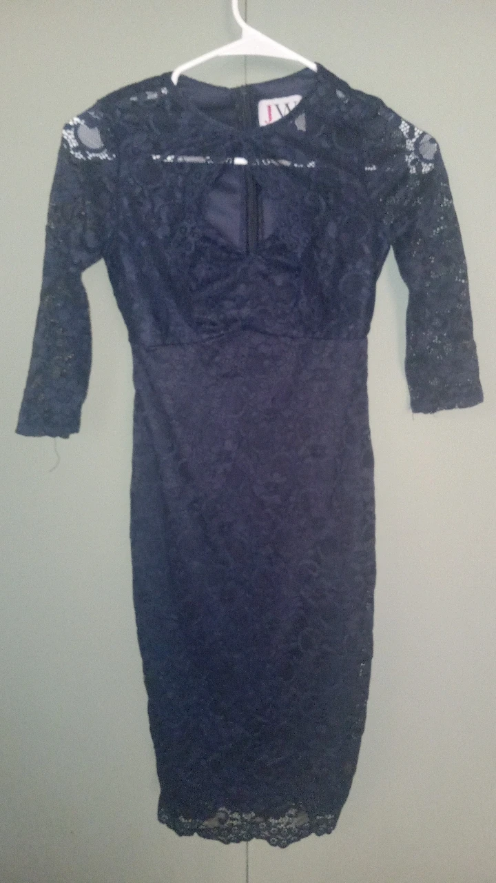 Pretty Lace Blue Dress (S)