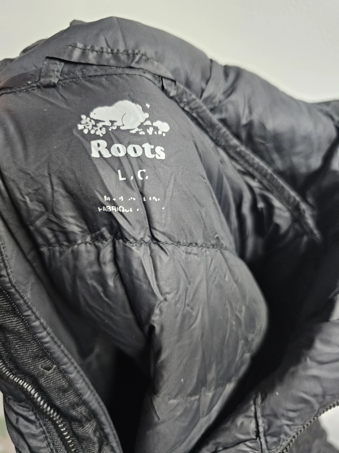 Roots Camo Puffer Jacket - Size L - photo 5