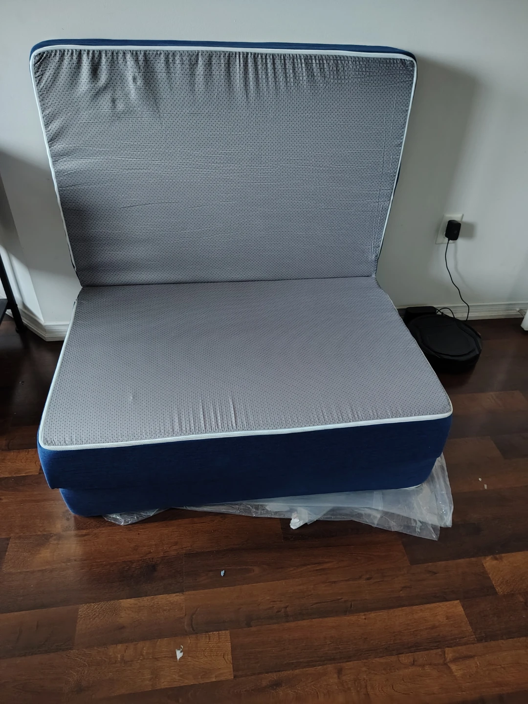 Foldable bed (cum) sofa - Navy Blue - photo 2
