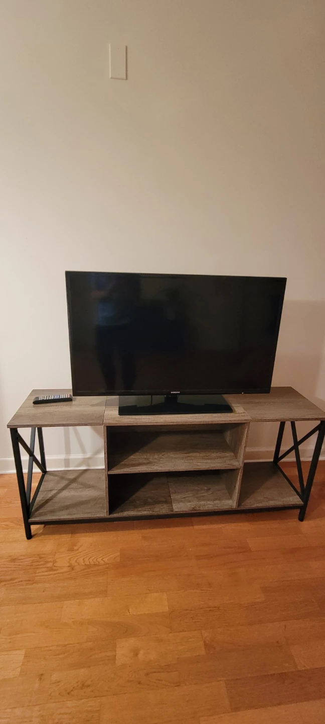 Rustic Wooden TV Stand (TV not included)