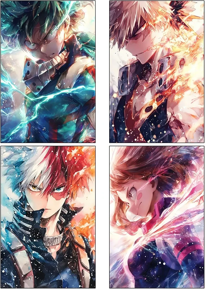 My Hero Academia Posters (Set of 4)