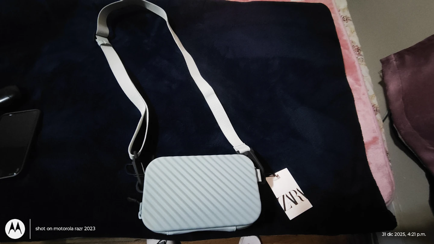 Zara Crossbody Bag - Light Blue - photo 3