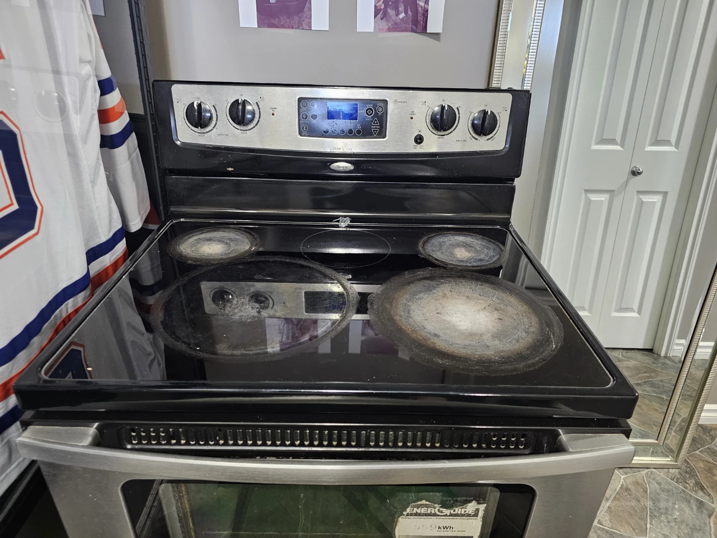 Whirlpool Stainless Steel & Black Electric Range - photo 3