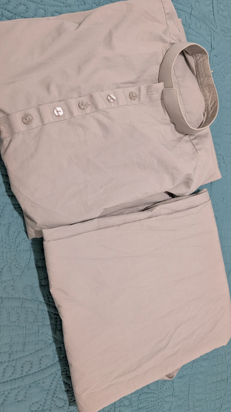 Men's Light Grey Kurta Pajama Set - photo 3
