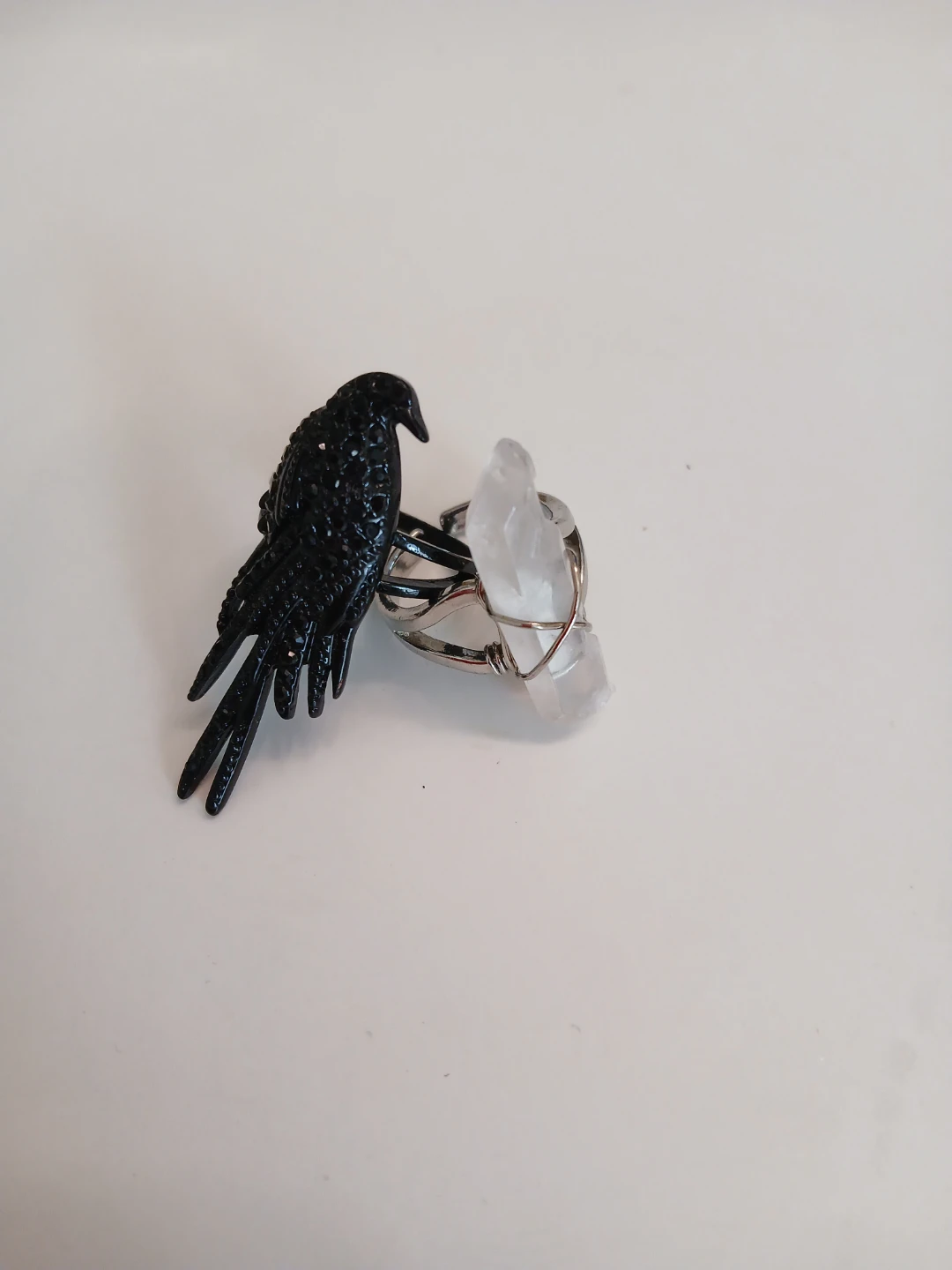 Black Bird or Crystal Ring