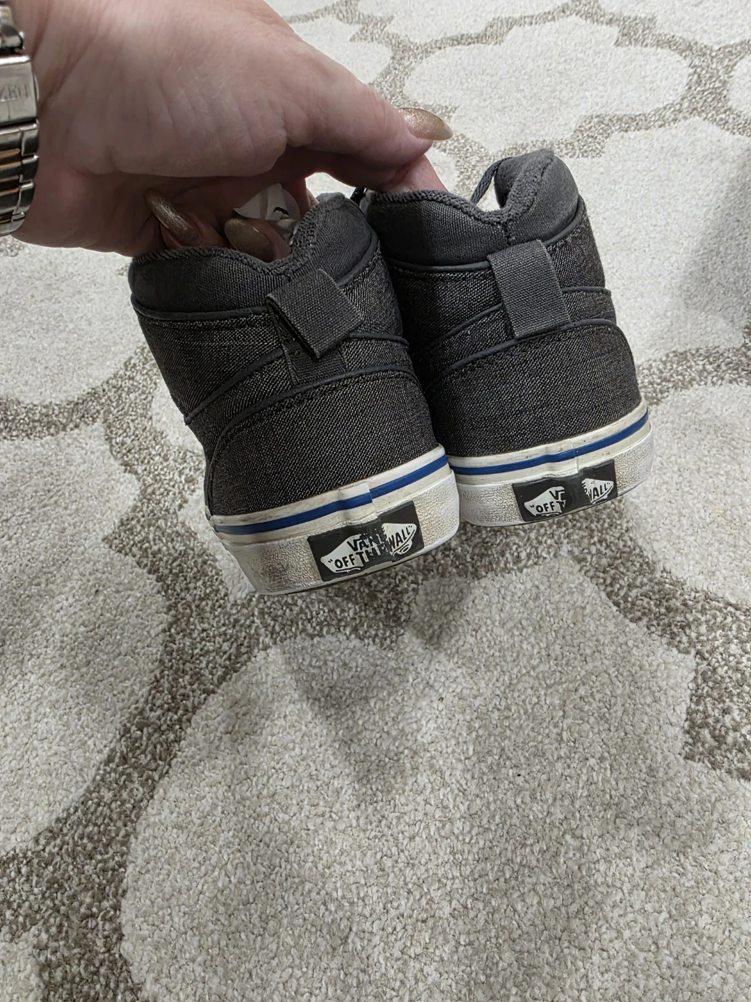 Vans Youth High-Top Sneakers - Size 5 - photo 4