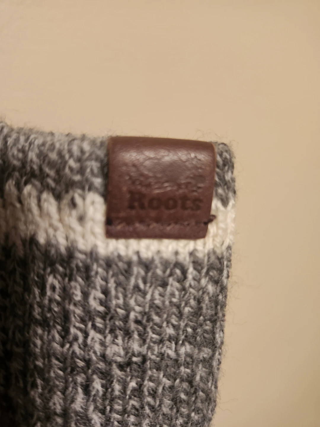 Roots Cabin Socks - Grey/Black - photo 3