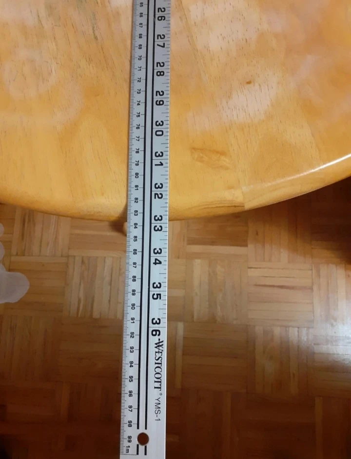 Round Wood Table - photo 2
