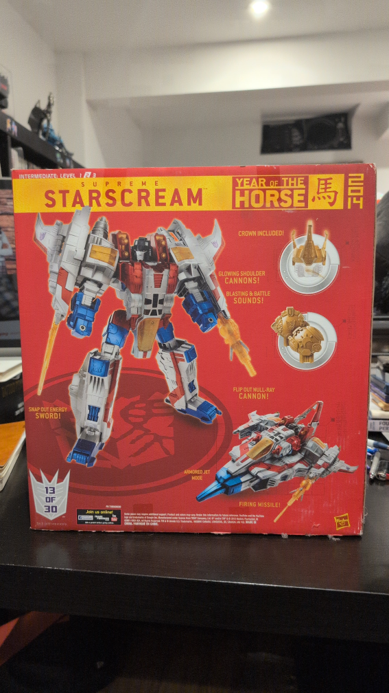 Transformers Supreme Starscream Year of the Horse - photo 3