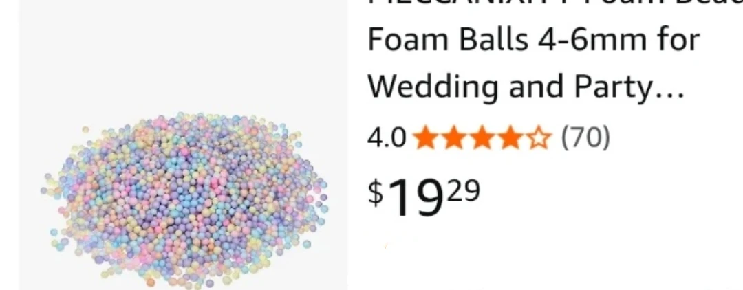 Pastel Foam Balls for Crafts 4-6mm - photo 3
