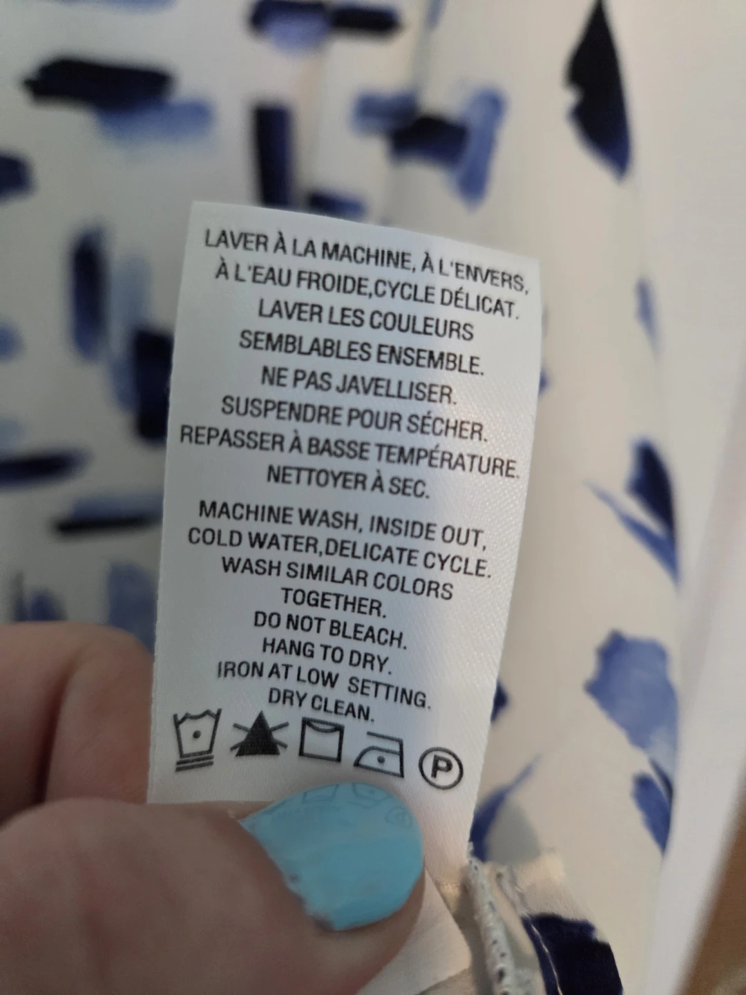 Willow And Thread Plus Size 2X Blue And White Camisole - photo 5