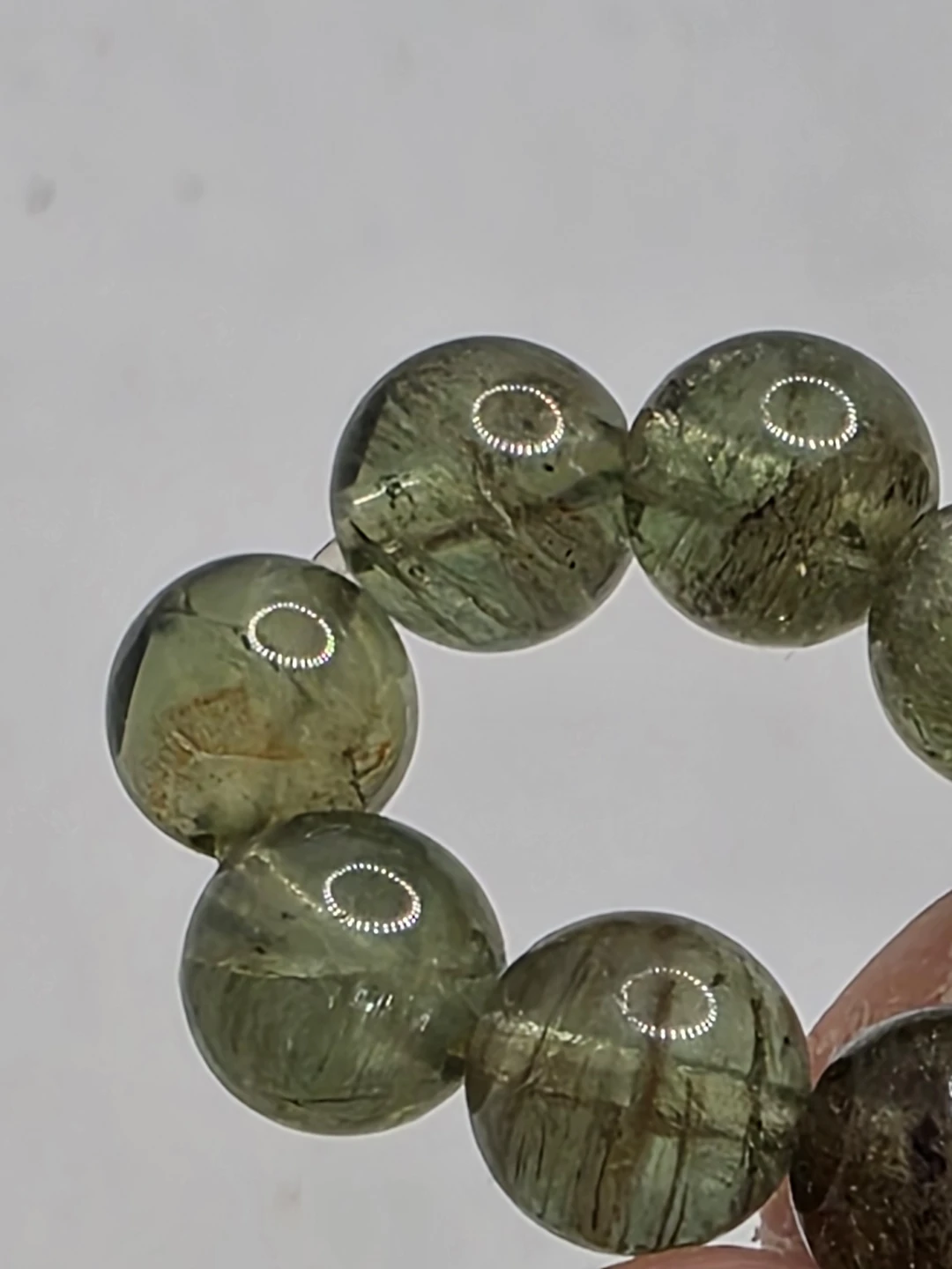 Prehnite Beaded Bracelet - photo 2