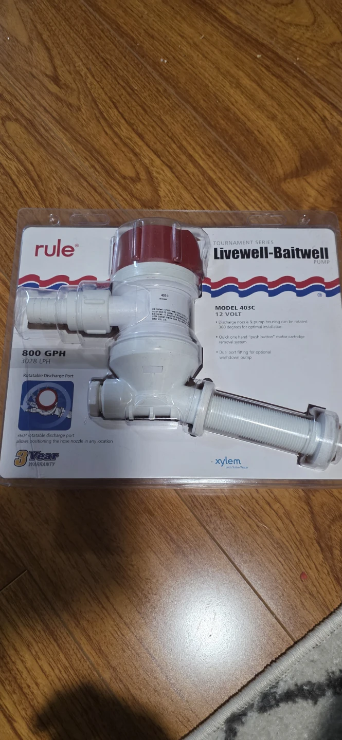 Rule Tournament Series 403C Livewell-Baitwell Pump - photo 3