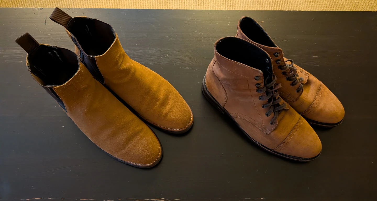 Two Pairs of Thursday Boots - Size 10
