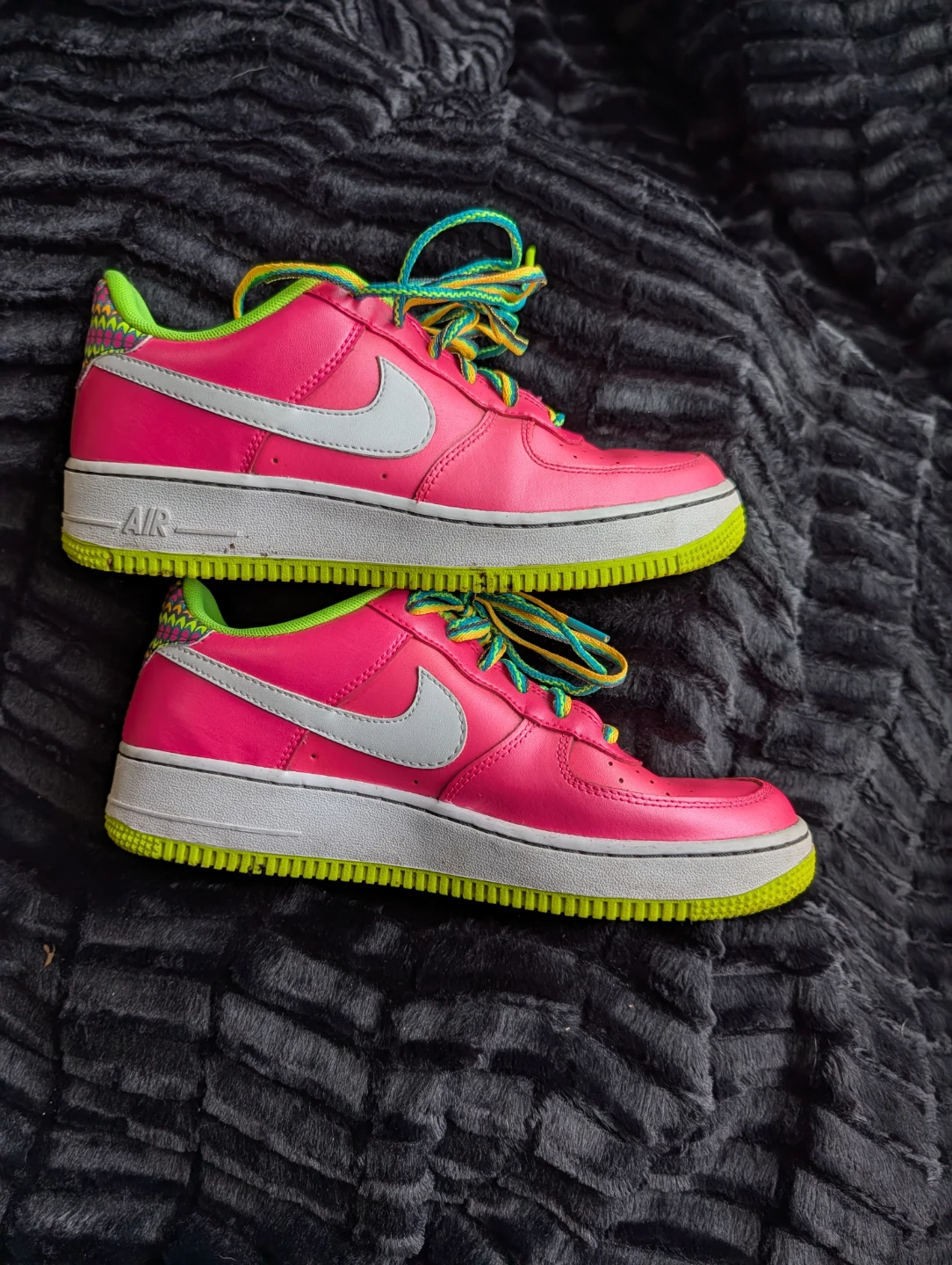 Nike Air Force 1 Pink Blast Volt - photo 3