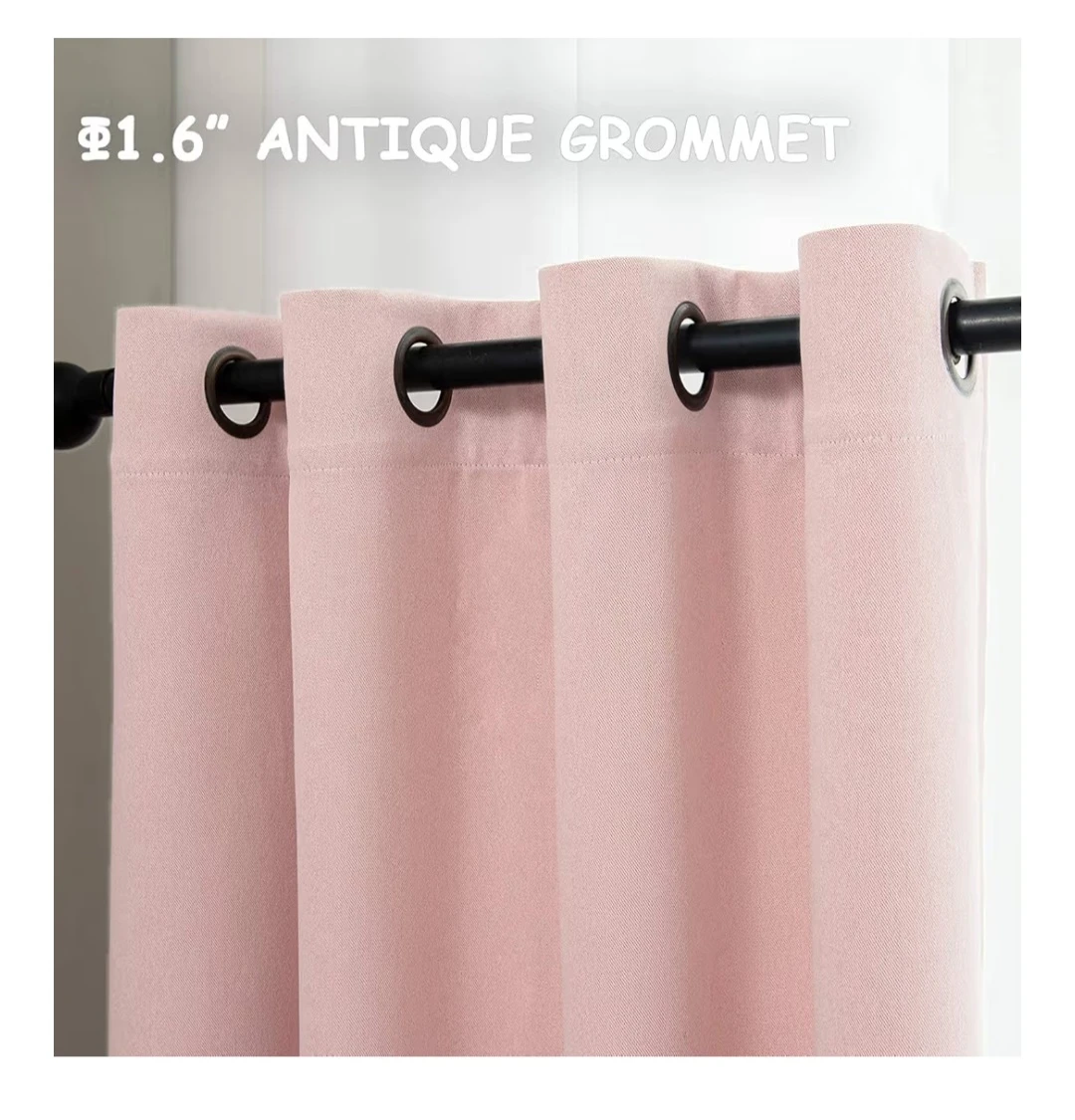 Gali-Decor Pink Blackout Curtain Panels - photo 4