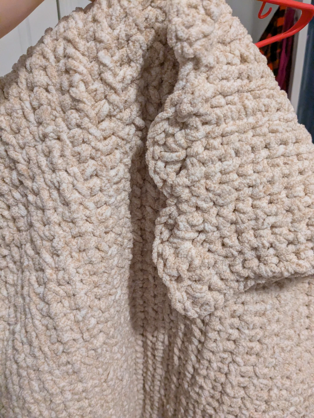 Cozy Crocheted baby blanket- Beige - photo 2