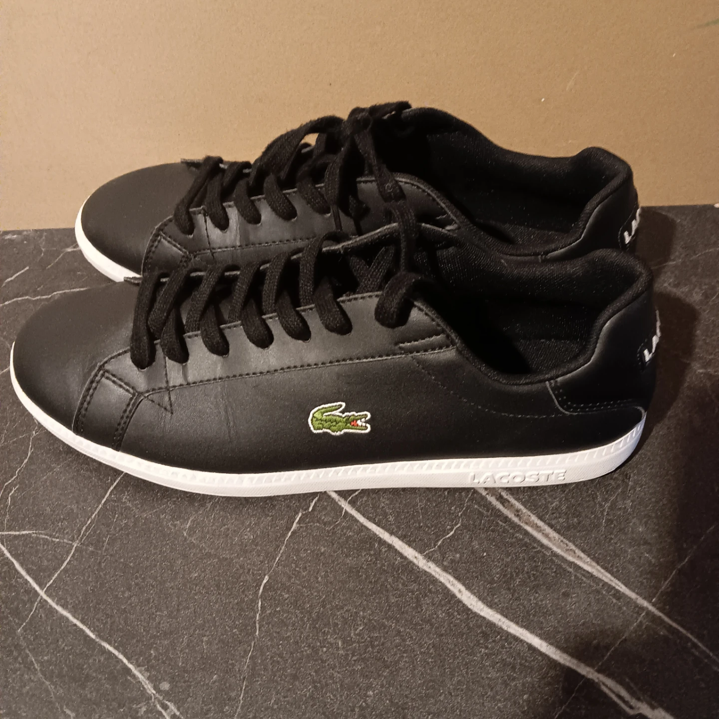 Lacoste Black Leather Sneakers - photo 3
