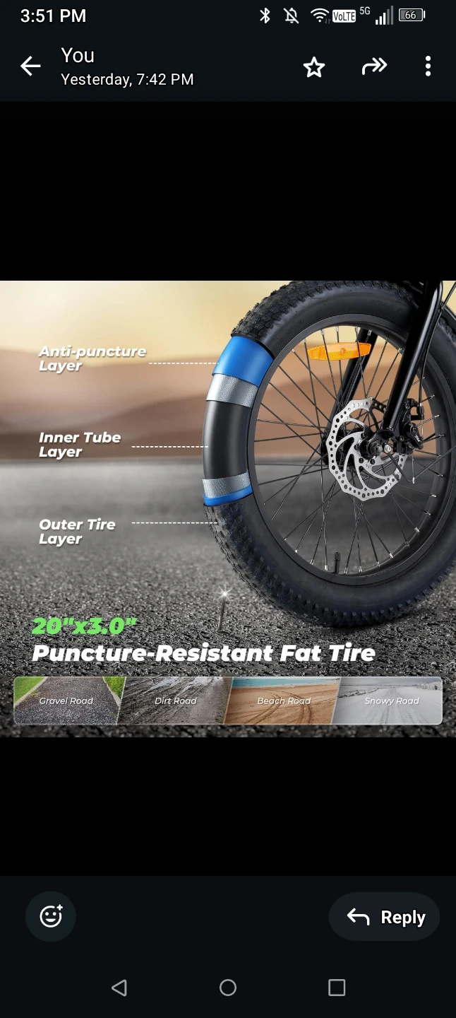 Isin wheel U7 Electric Bike for Adults ( Brand New ) - photo 5