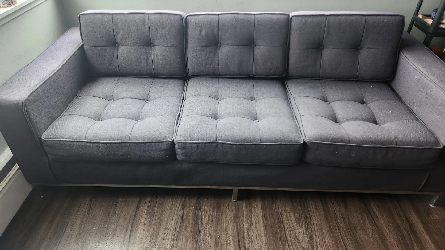 Grey 3-Seater Sofa