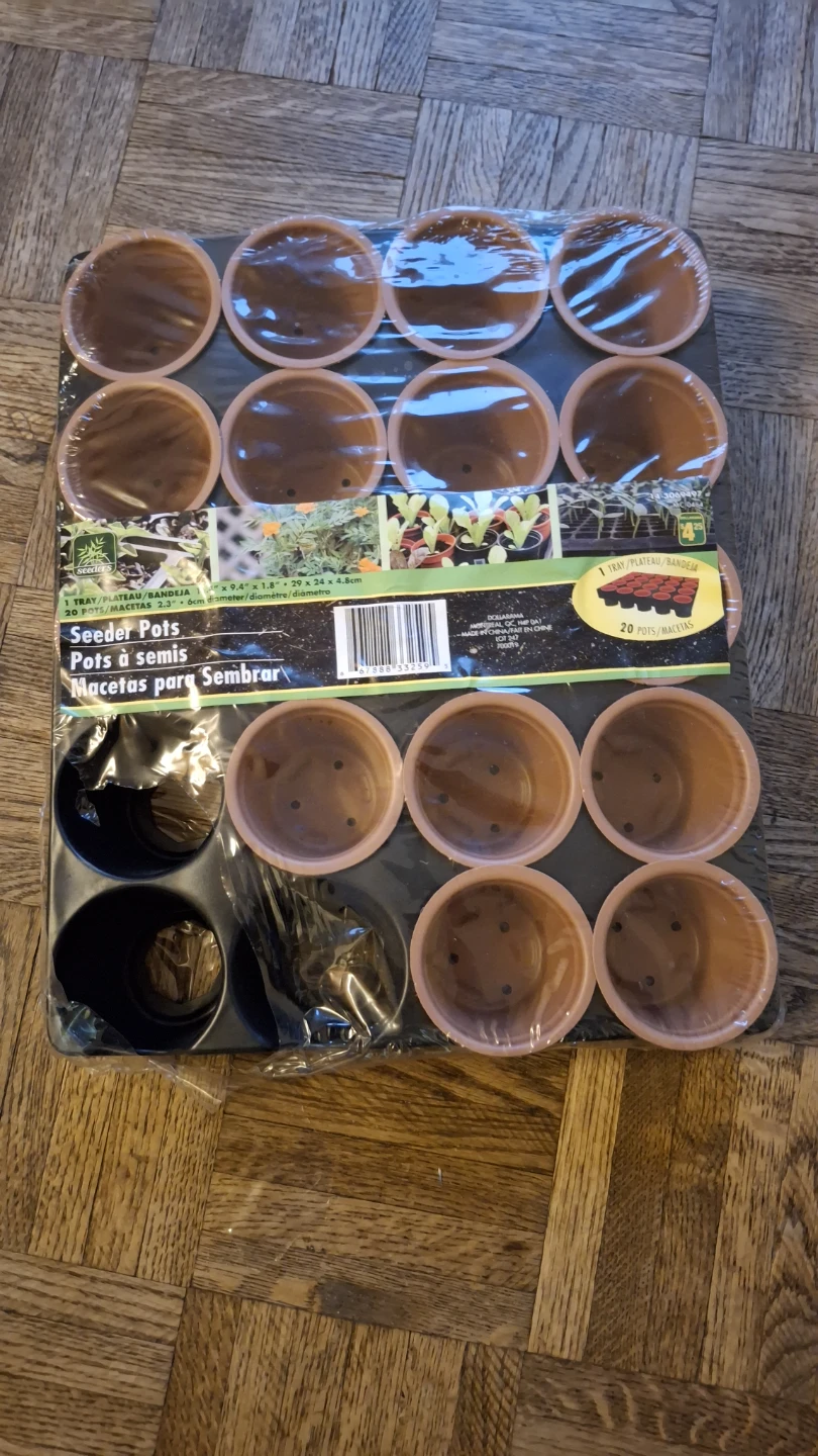 New Seeder Pots