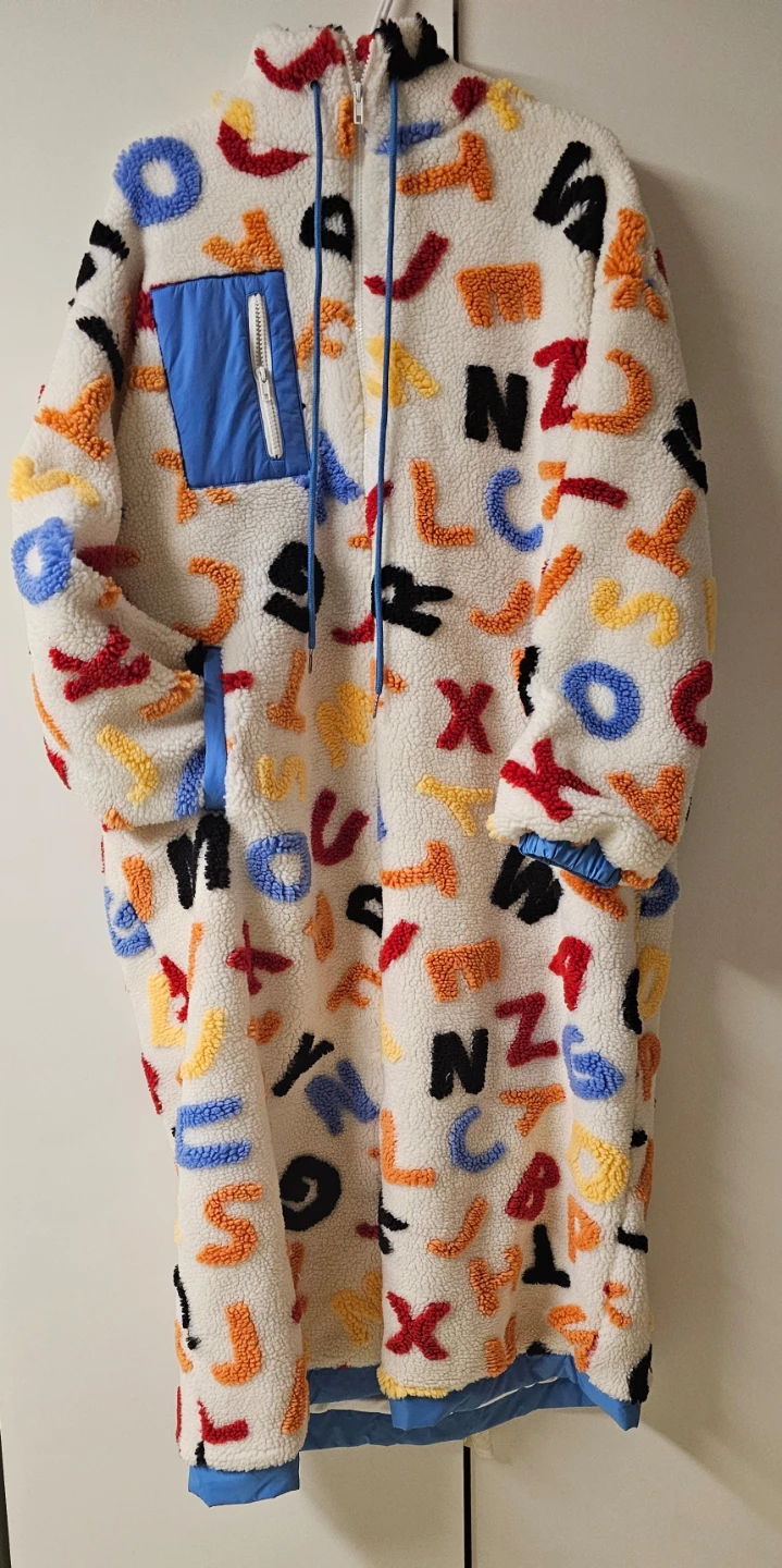 Lazy Oaf Alphabet Sherpa Coat