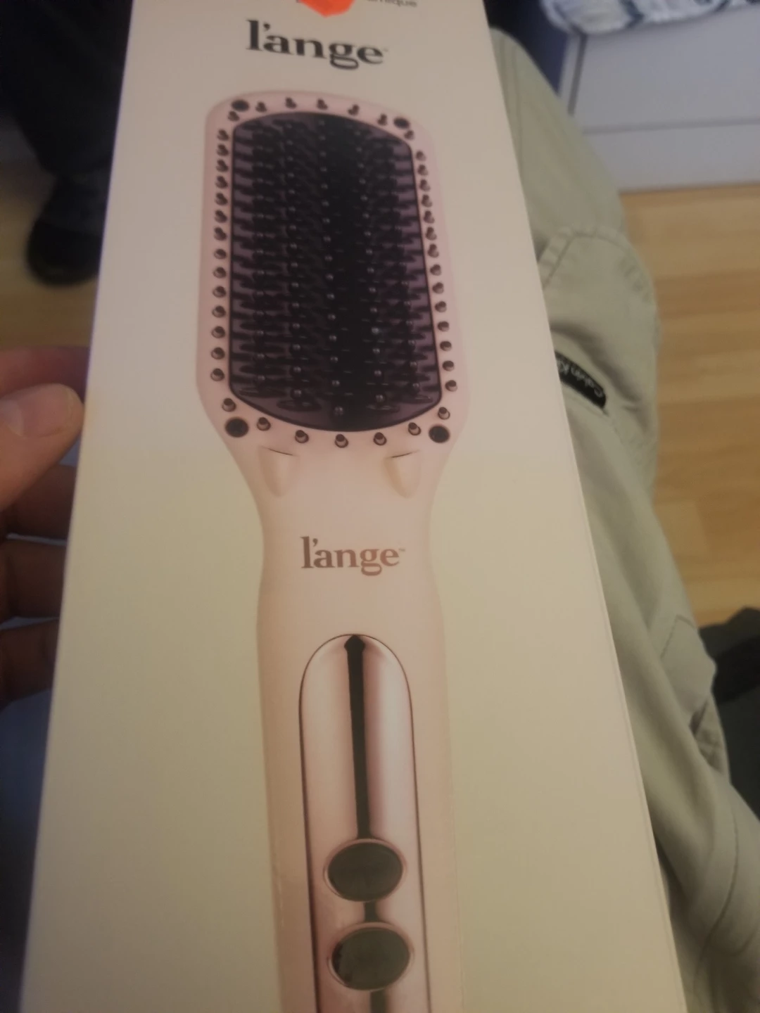 L'ange Hair Brush Straightener - New in Box!