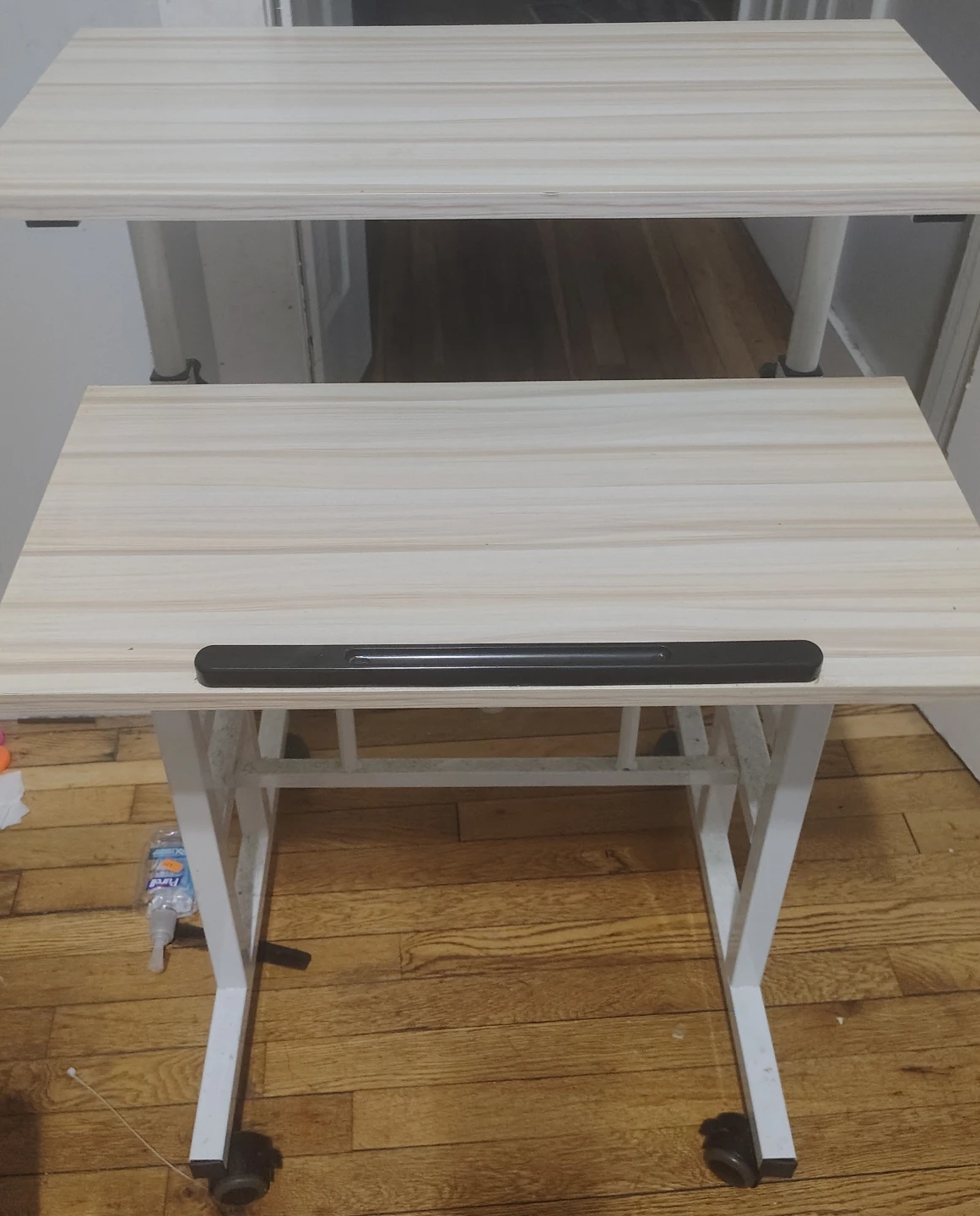 Adjustable Rolling computer Bedside Table