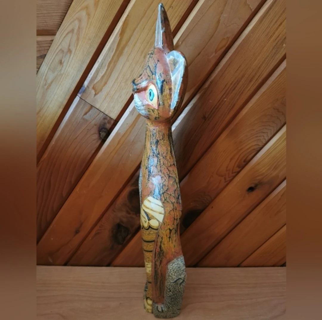 Tall Vintage Cat Art Deco - photo 2