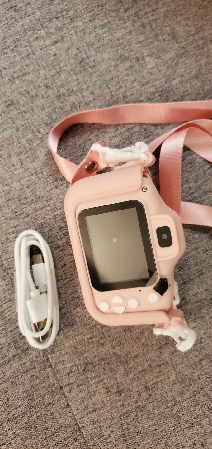 CIMELR Pink Kids 20 MP Camera with Strap & 32GB SD card - photo 4