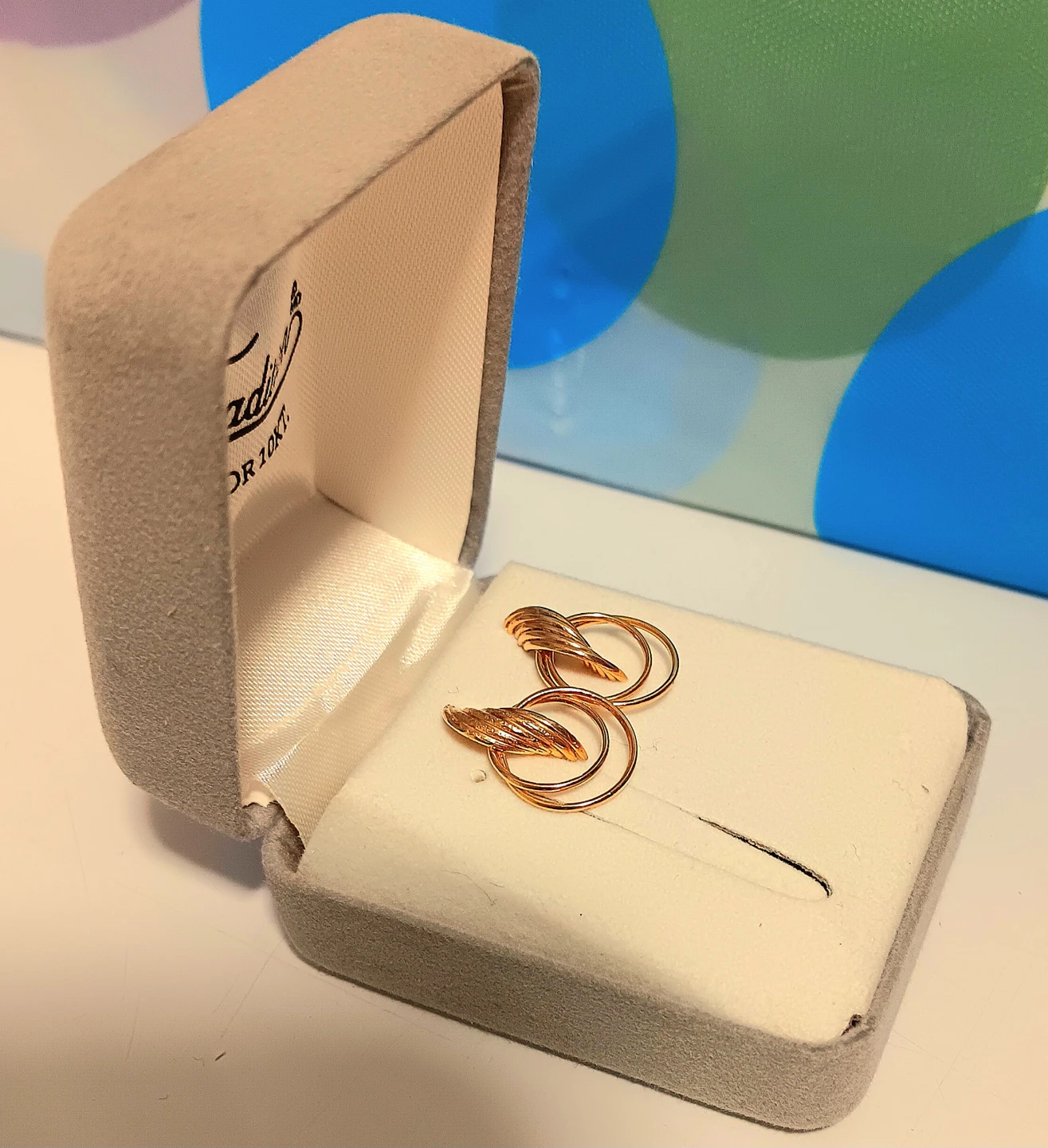 💎Brand New Unique 10KT Gold Earrings💎 - photo 2