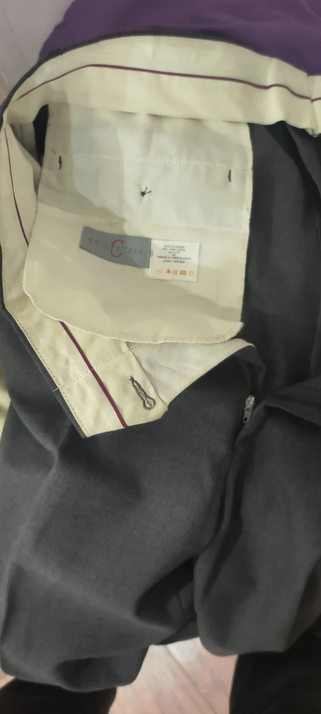 eric ANDerson Grey Dress Pants