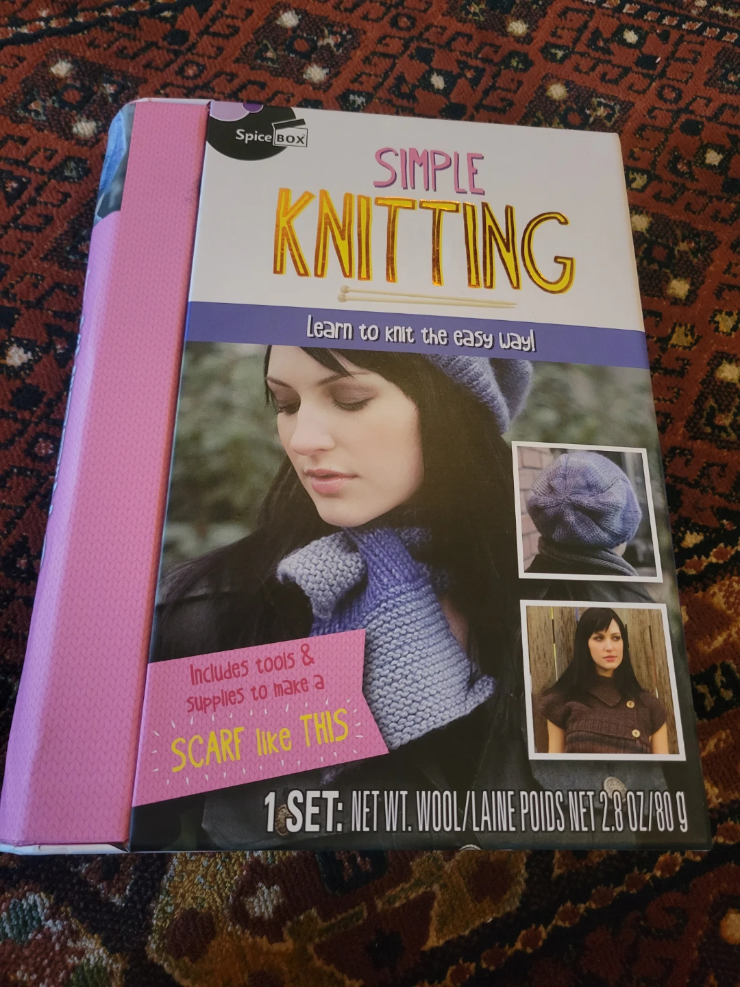 SpiceBox Simple Knitting Kit