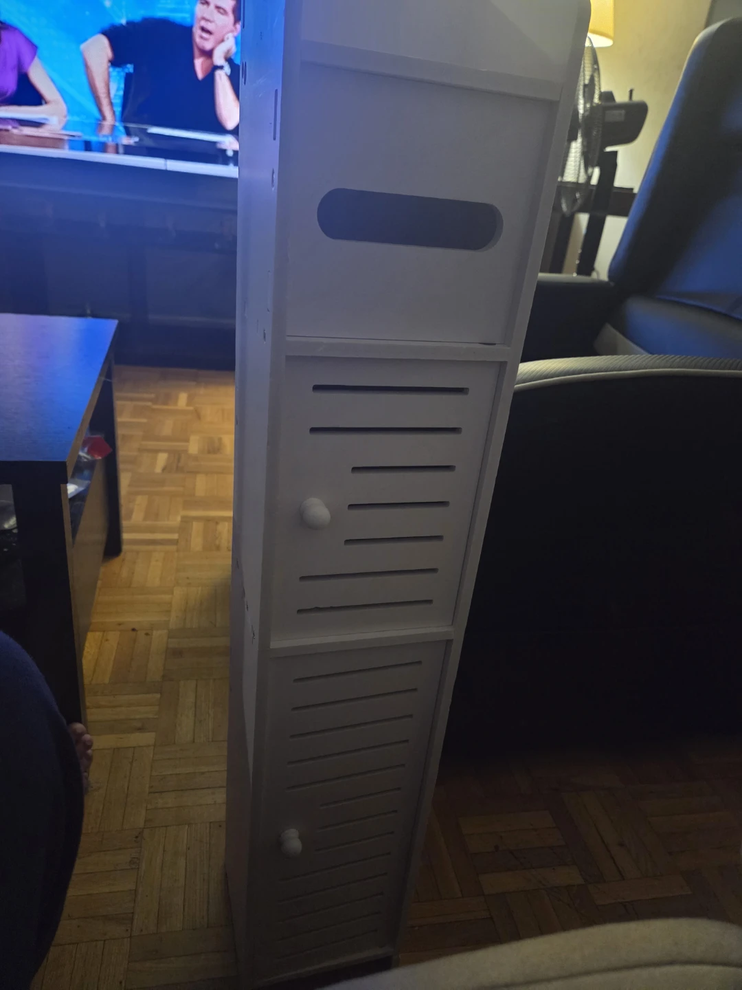 White Bathroom Storage Cabinet
