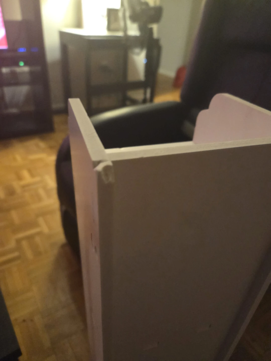 White Bathroom Storage Cabinet - photo 3