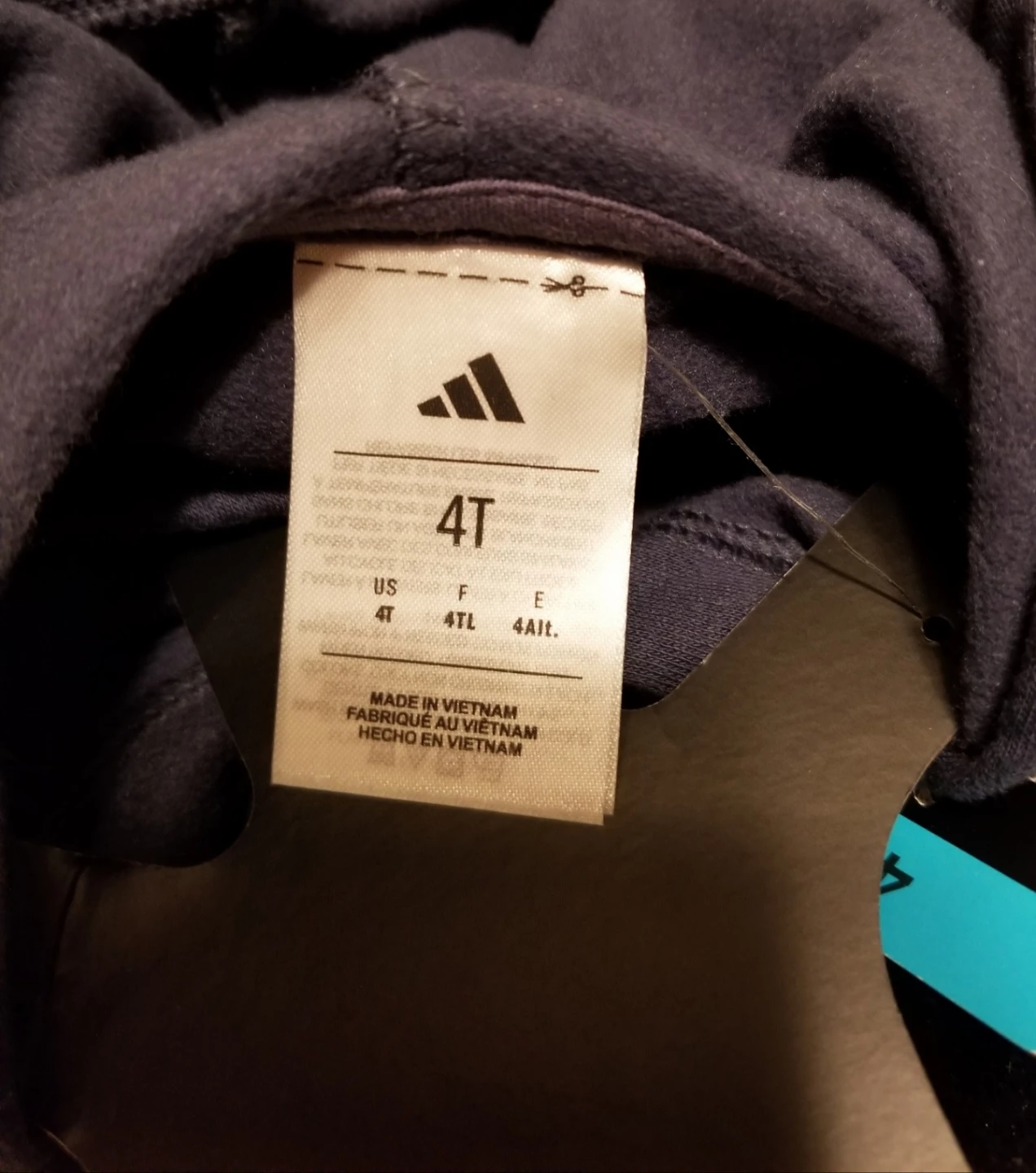 NWT ADIDAS Kids' 2-Piece Long Sleeve Fleece Hooded & Jogger Set - photo 5