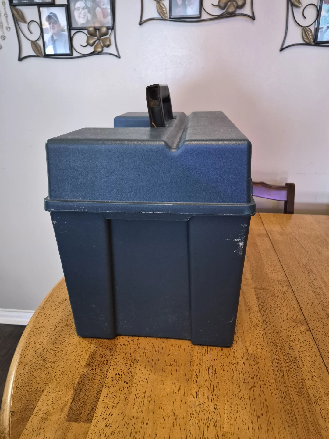 Hamilton Large 20" x 13" x 11"  Blue Hard Plastic Carrying Case - photo 3