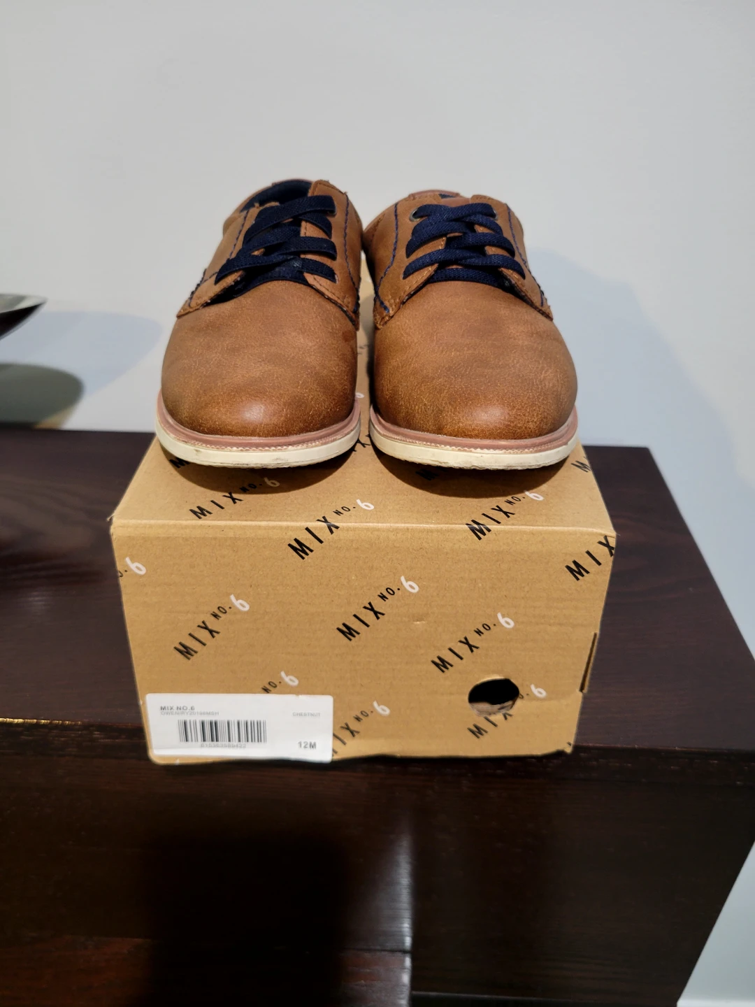 MIX No. 6 Boys Brown Dress Shoes Size 12M