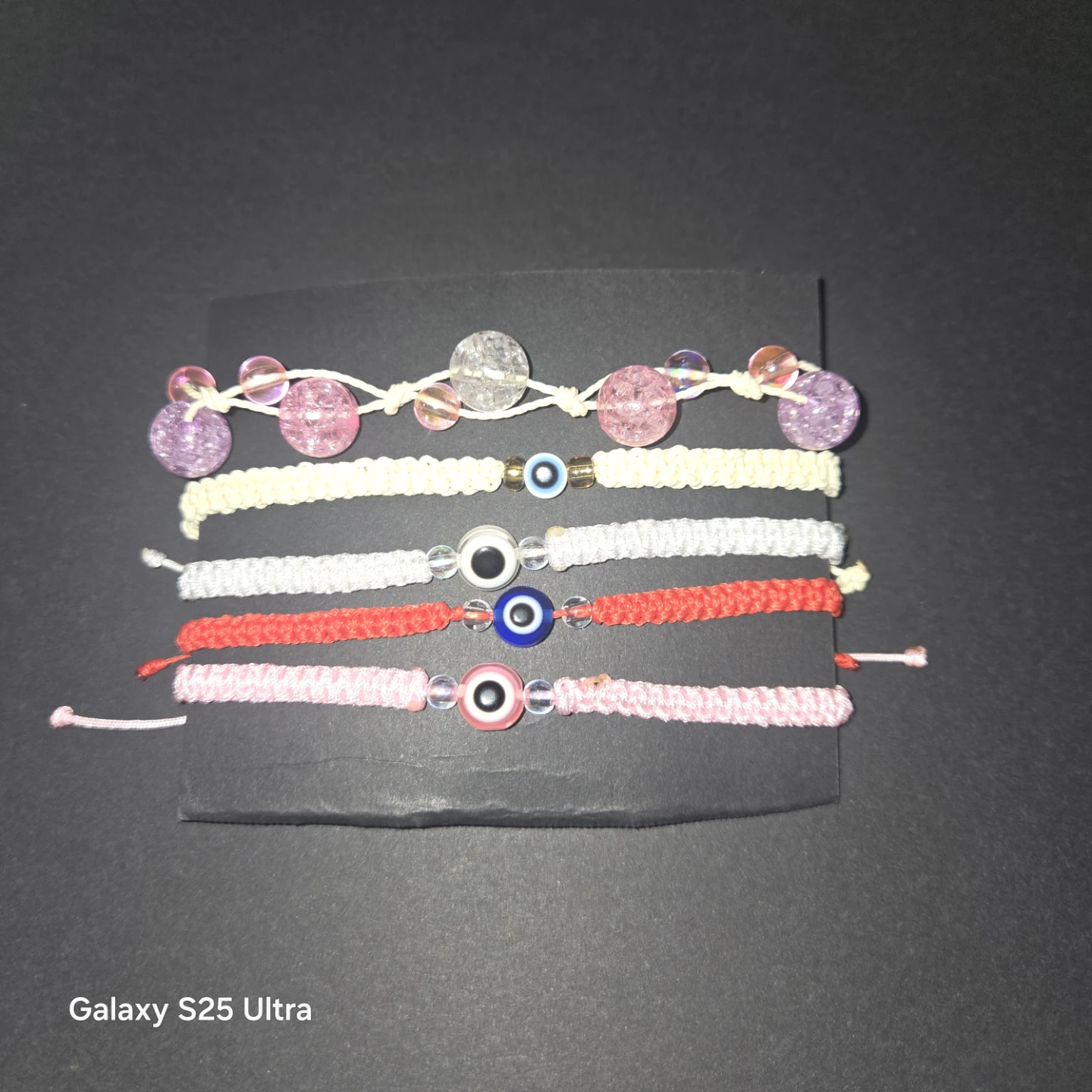 Handmade Evil Eye Bracelets - Set of 5 - photo 4
