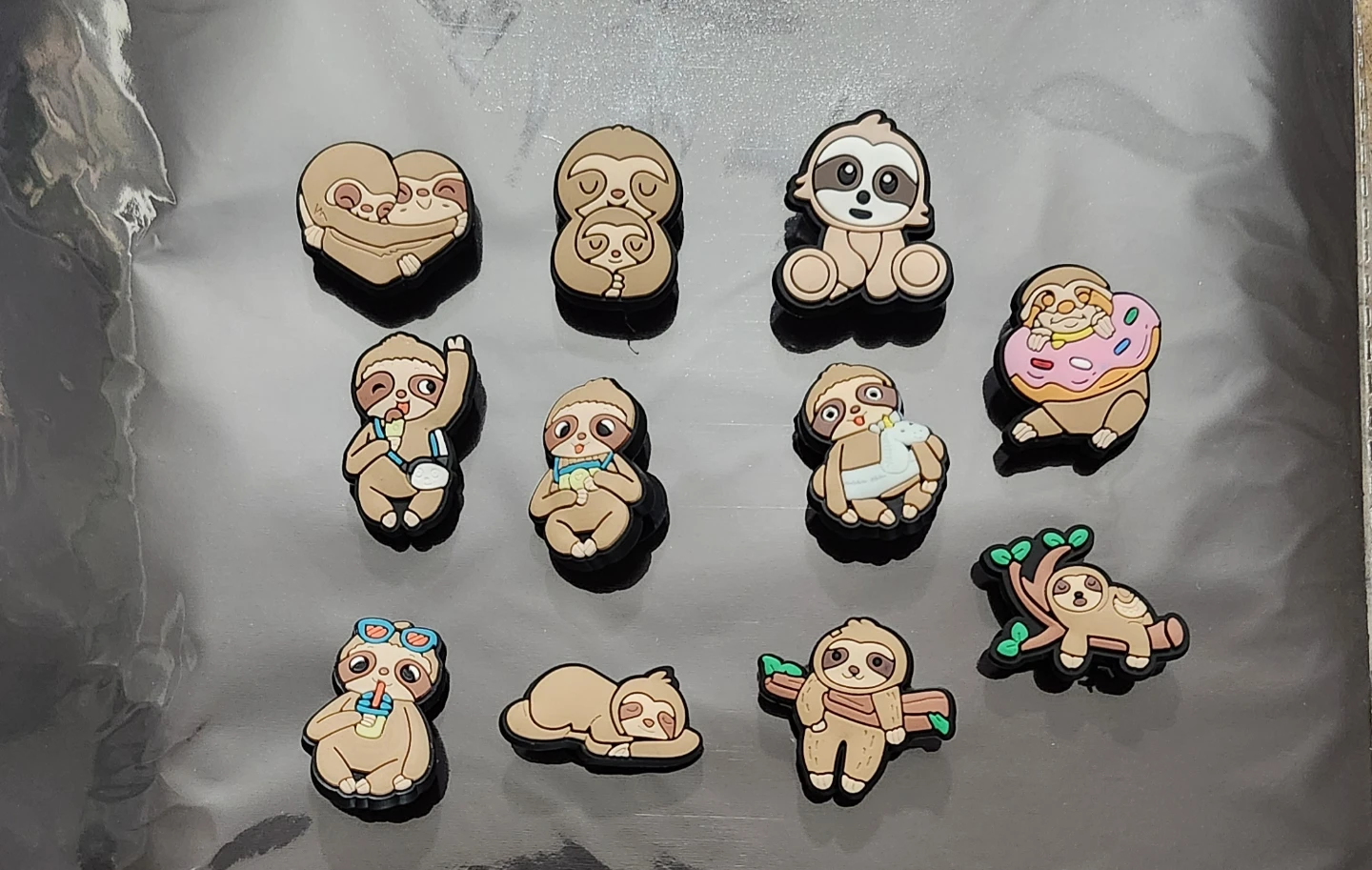 Sloth Shoe Charms