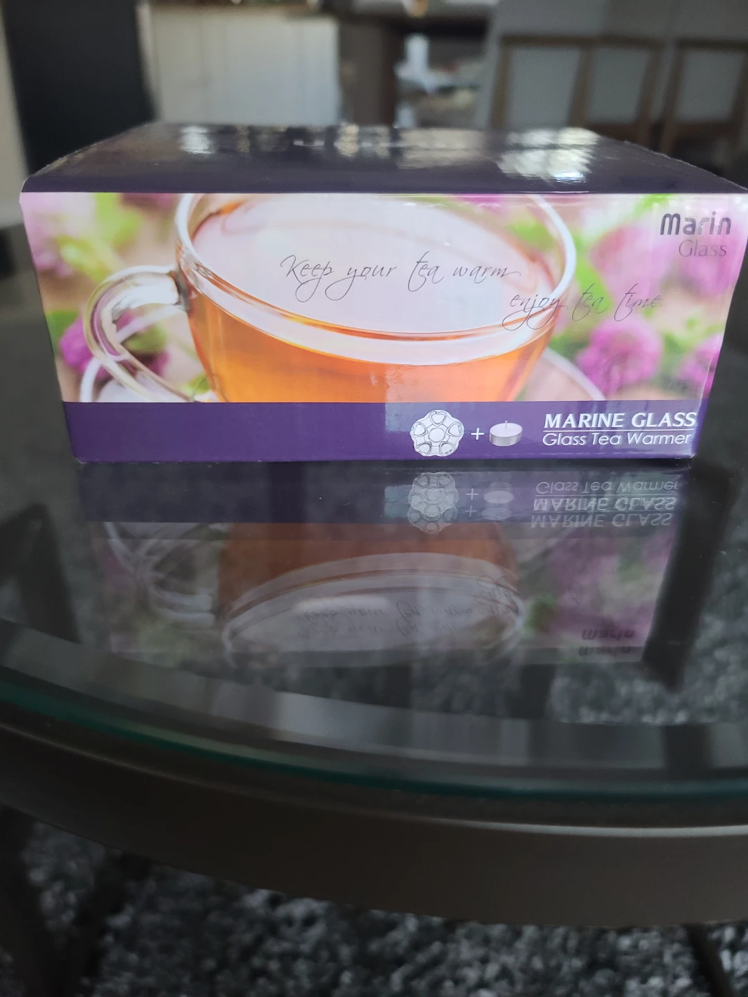 Marin Glass Tea Warmer - New in Box - photo 2