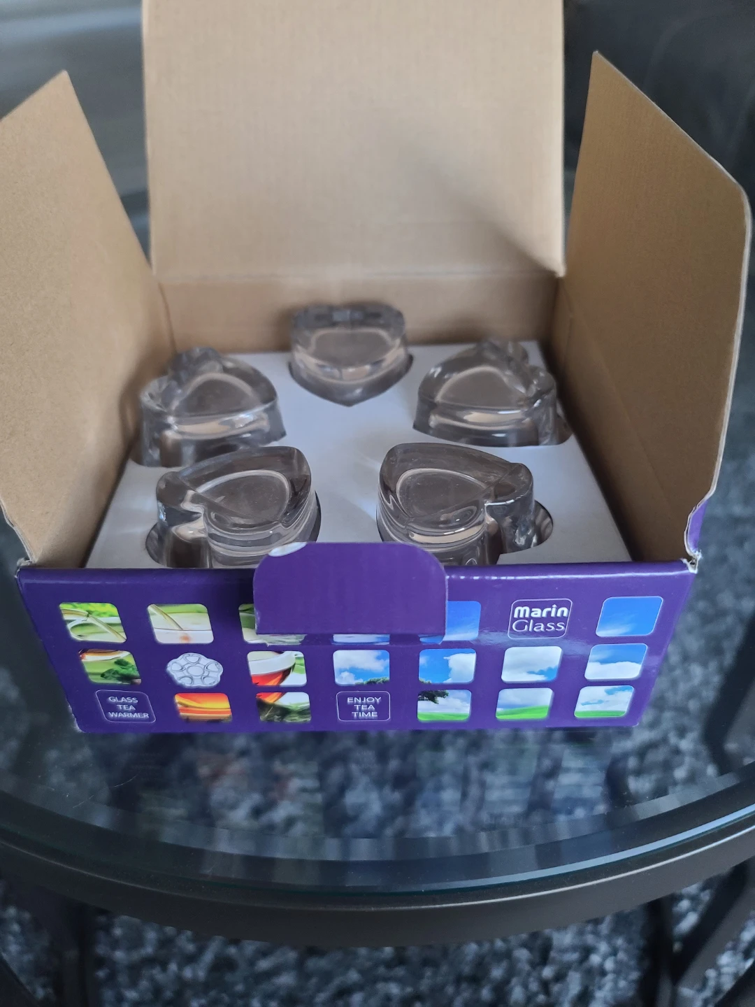 Marin Glass Tea Warmer - New in Box - photo 5