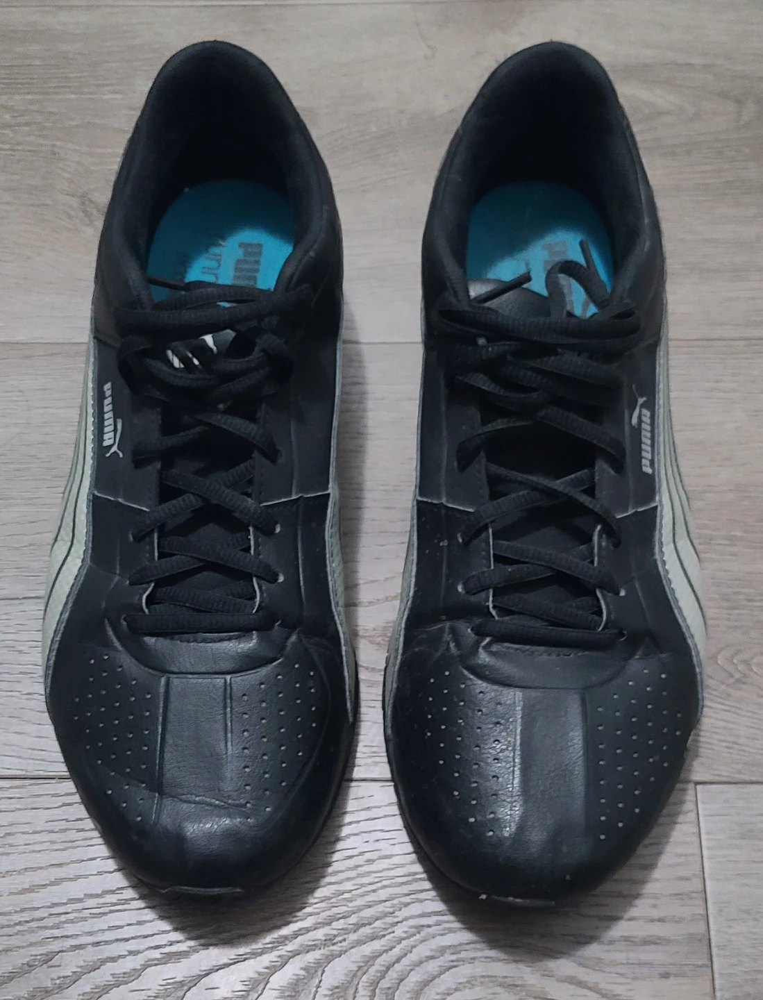 Puma Black & Silver Sneakers - US 10.5 - photo 2