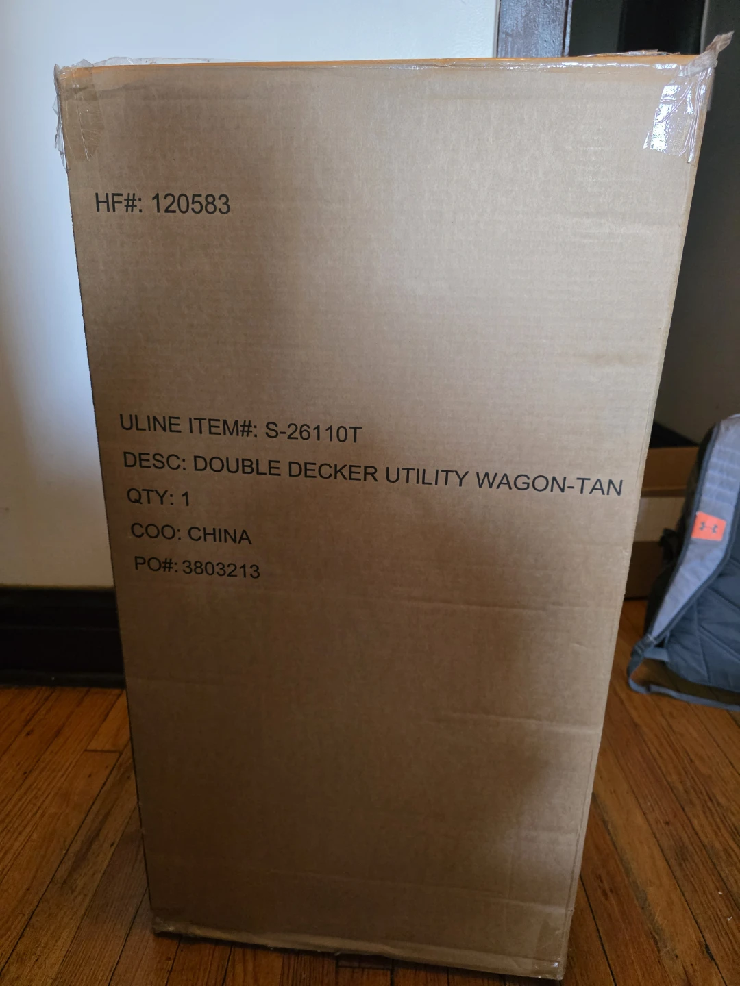Uline Double Decker Utility Wagon - Tan